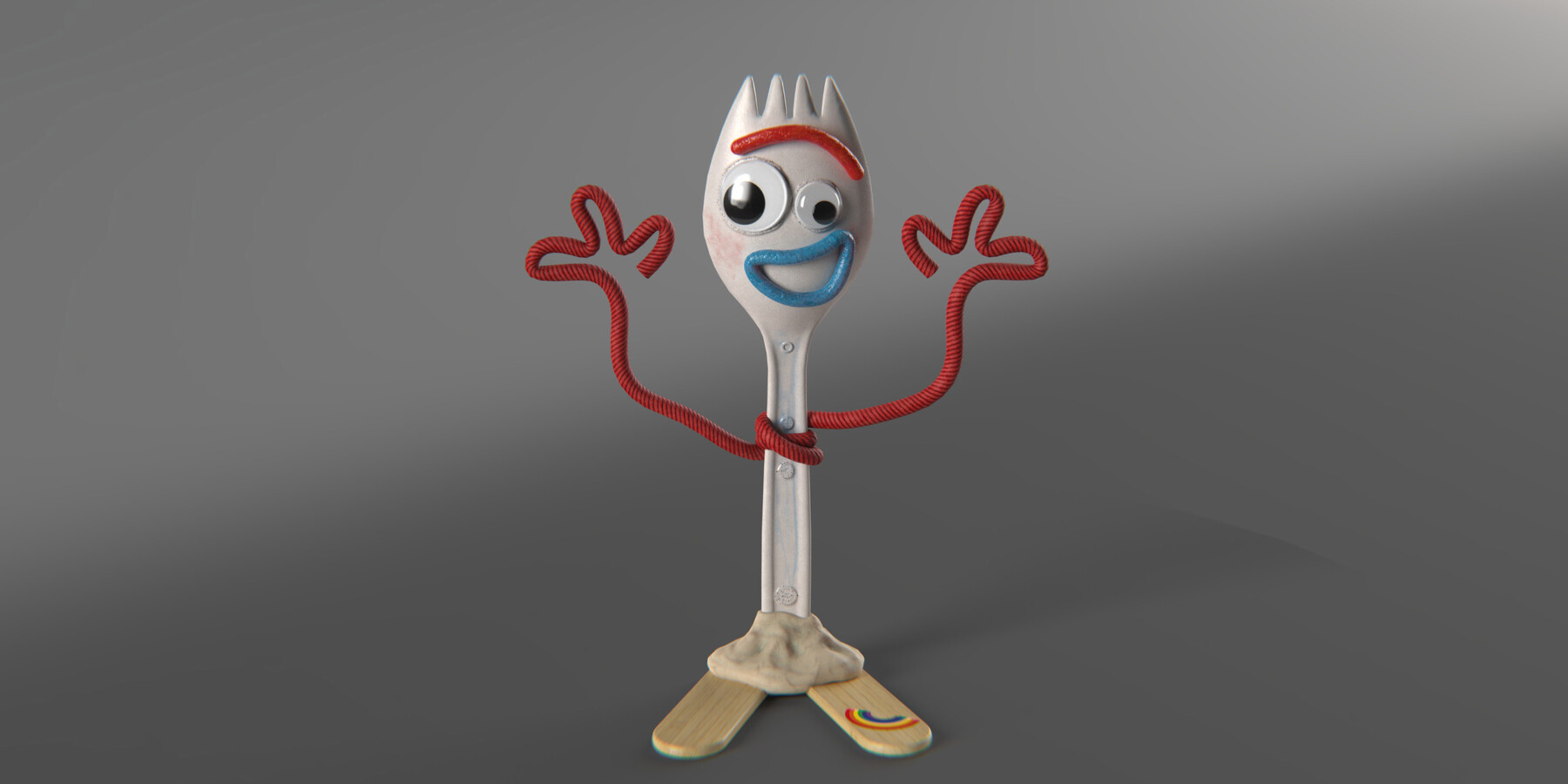 Toy Story 4 - Forky - Buy Royalty Free 3D model by JCulley3D