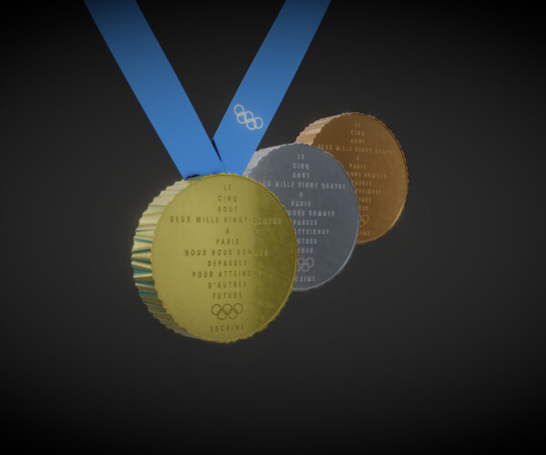 ArtStation - Philippe Starck’s Paris Olympics Medals Concept | Resources