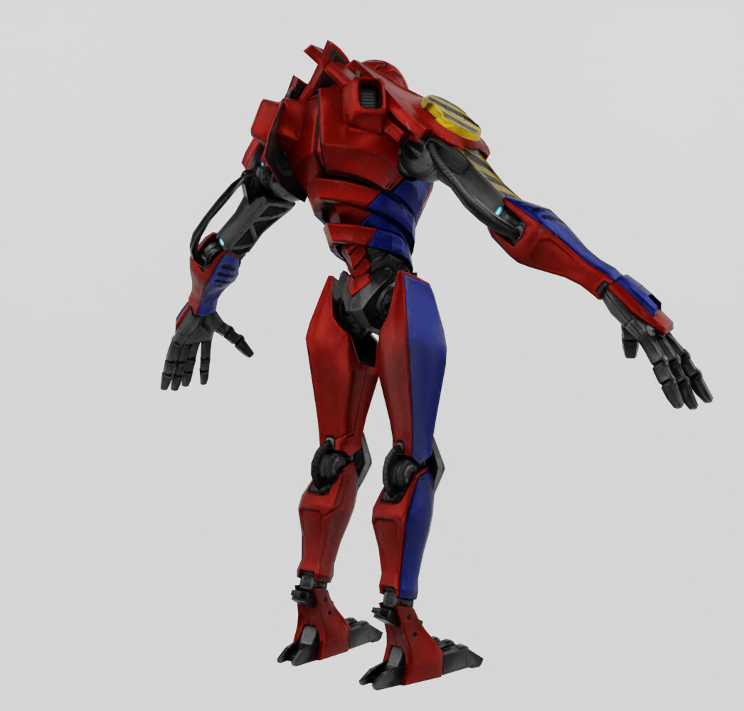 ArtStation - Peni Parker Robot Spiderman Spiderverse Textured Model |  Resources