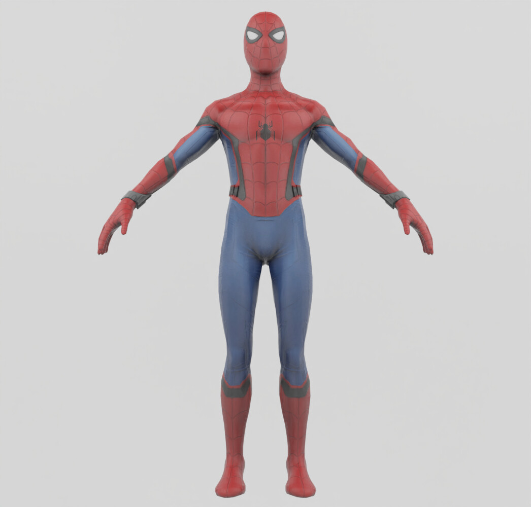 ArtStation - Spiderman Civil War Suit Spiderverse | Resources