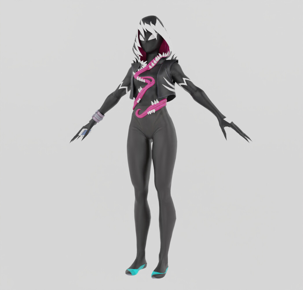 ArtStation - Gwenom Gwen Venom Symbiote | Resources