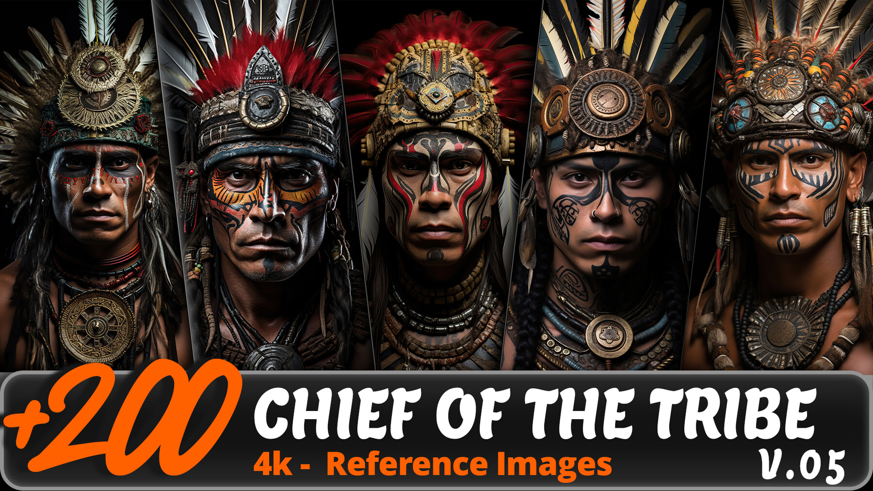 ArtStation - CHIEF OF THE TRIBE VOL.05/ 4K/ Reference Image | Artworks