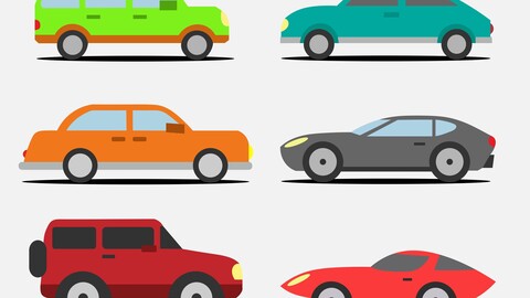 Vector 2d Car Collection