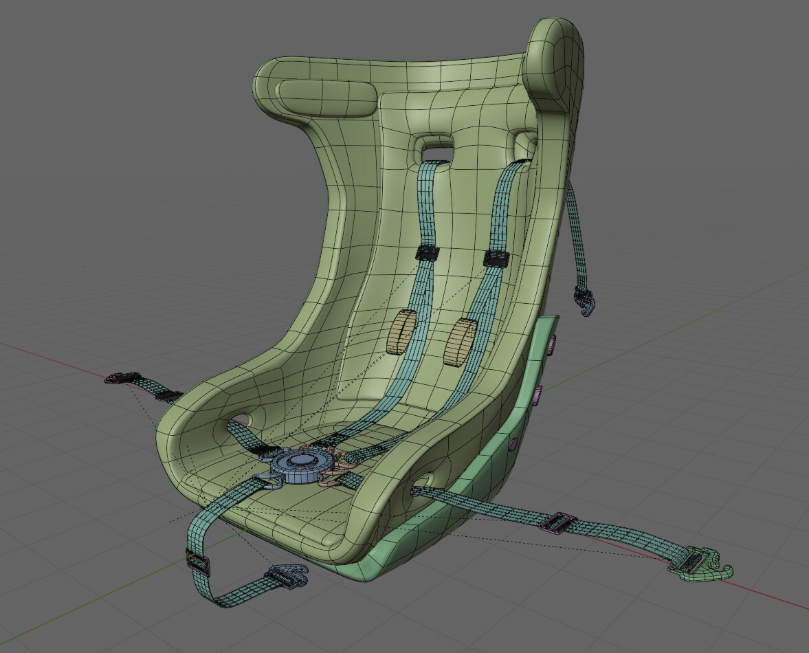 ArtStation - Racing Seat 3D Model | Resources