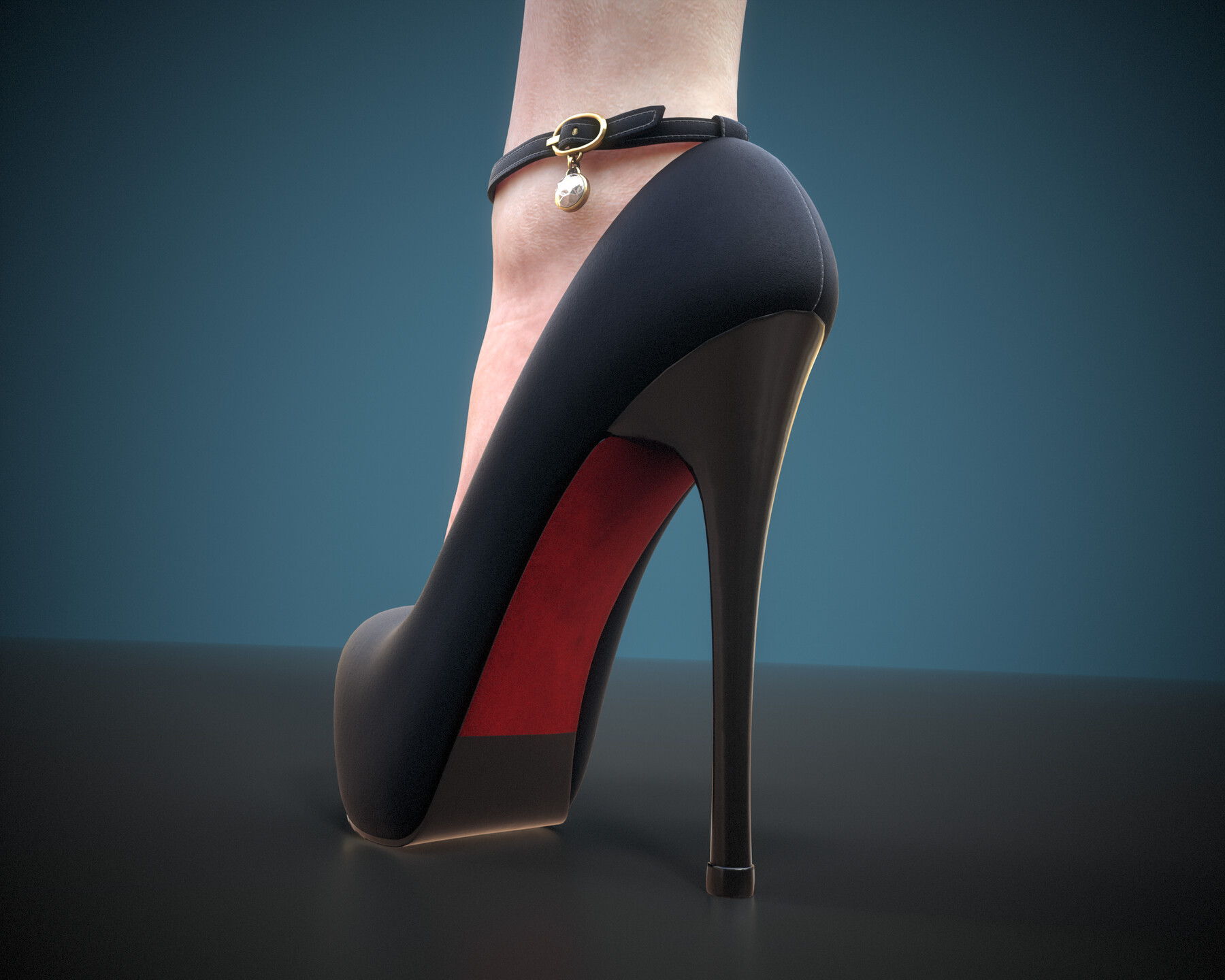 ArtStation - Stilettos High Heels Platform Shoes 2 | Game Assets