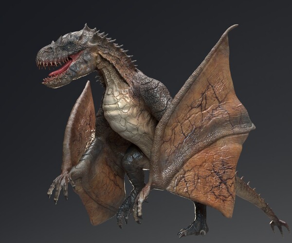 Artstation - Wyvern Rex Model - Maya 