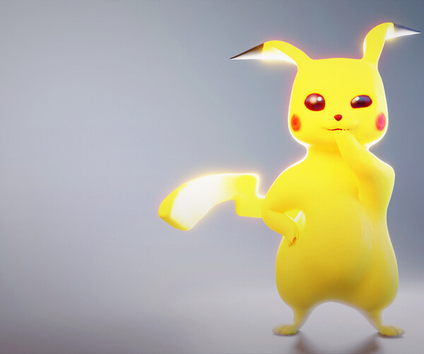 ArtStation - Shiny Pikachu