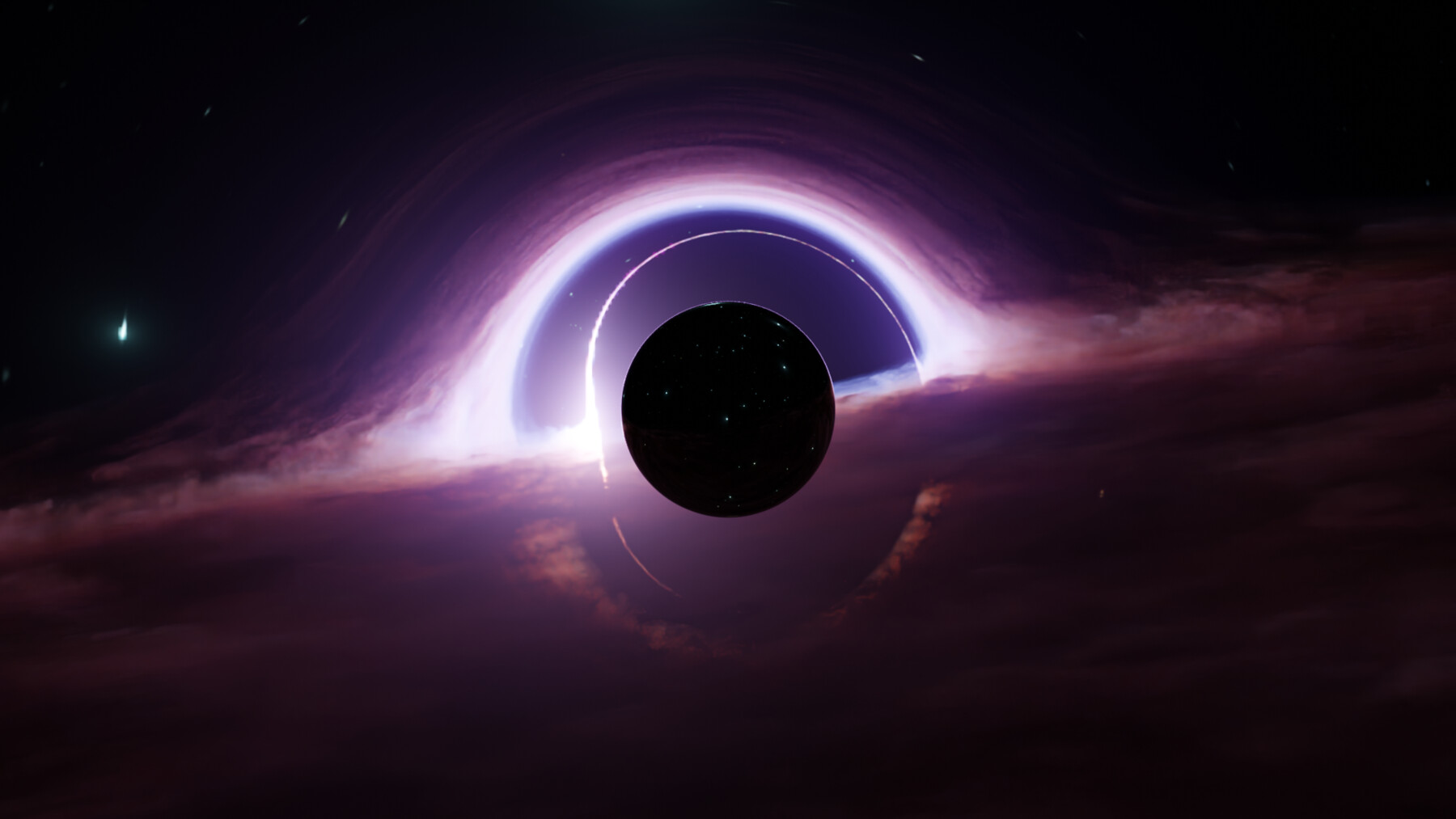 ArtStation - 4 Blackhole and nebula HDRIs panorama 360 | Artworks