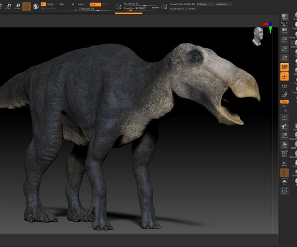 ArtStation - Shantungosaurus Sculpt Project | Resources