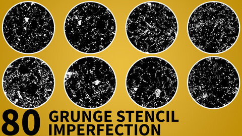 High Quality Useful Grunge Stencil Imperfection vol.15