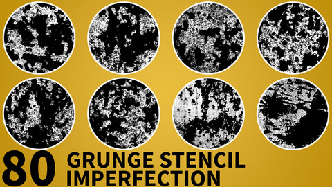High Quality Useful Grunge Stencil Imperfection vol.16