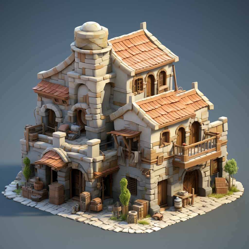 Artstation - 67 Free Ultra-hd Medieval Structures: Warehouses, Barracks 