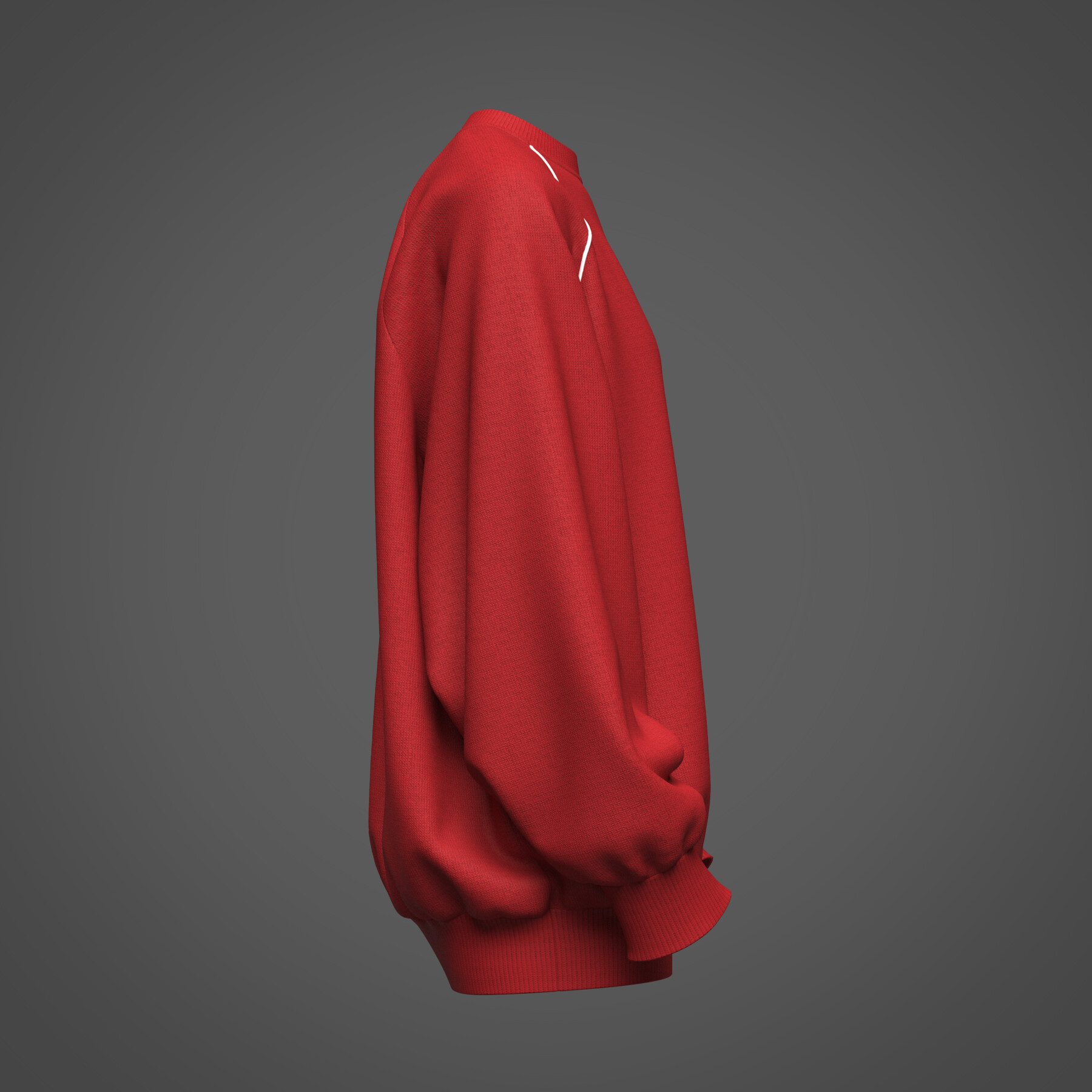 ArtStation - Women Oversized Sweatshirt | Resources