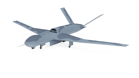 General Atomics Predator C Avenger UAV Drone 3D Model