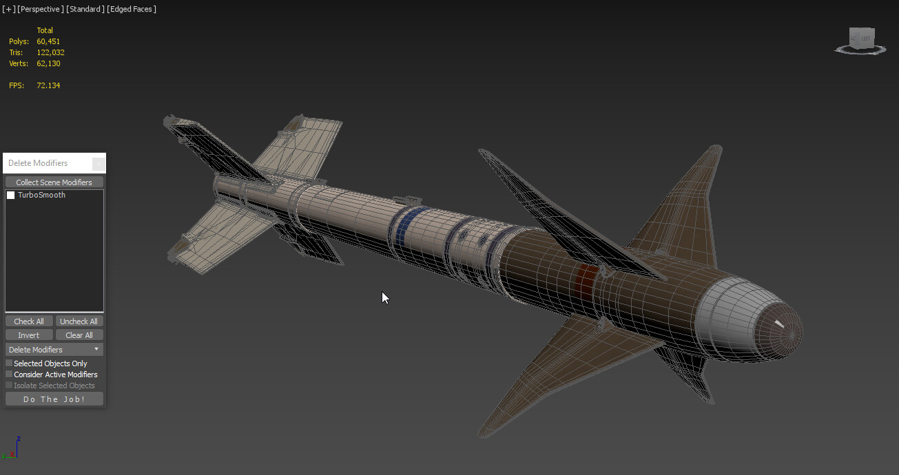 AIM-9X SIDEWINDER Missile 3D model