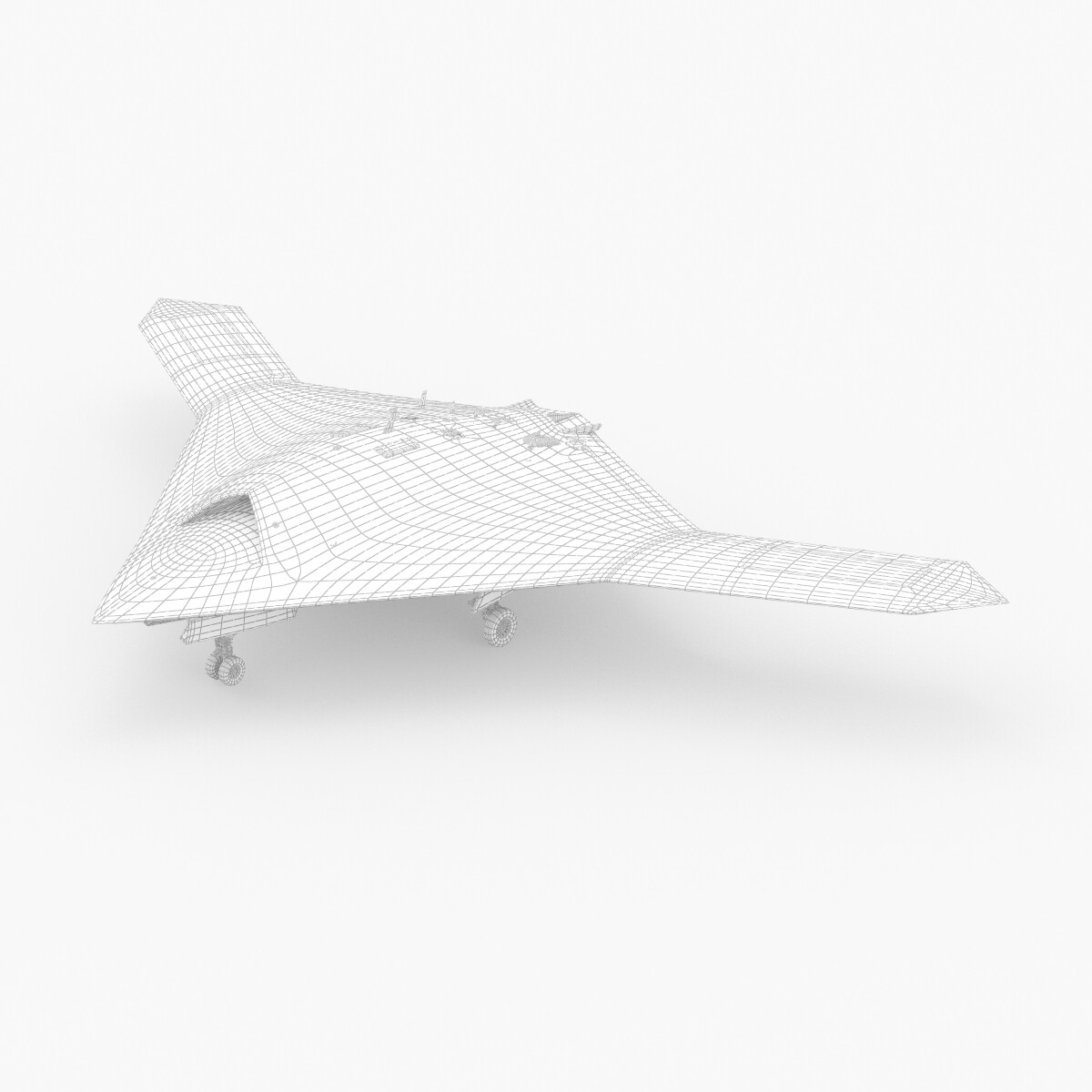 ArtStation - Northrop Grumman X-47B UCAV Drone 3D Model | Resources