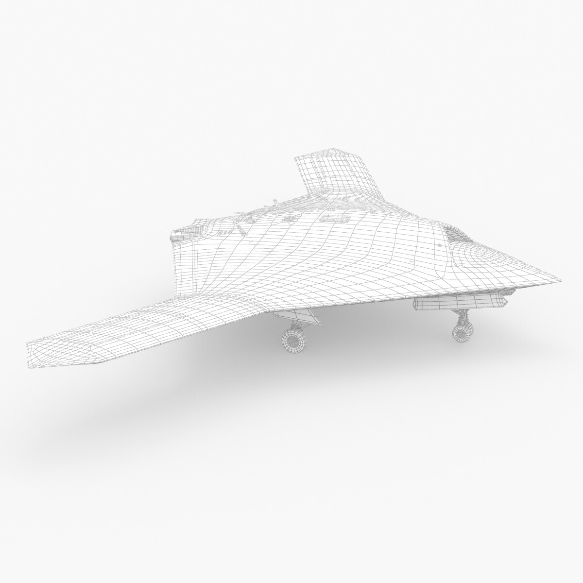 ArtStation - Northrop Grumman X-47B UCAV Drone 3D Model | Resources