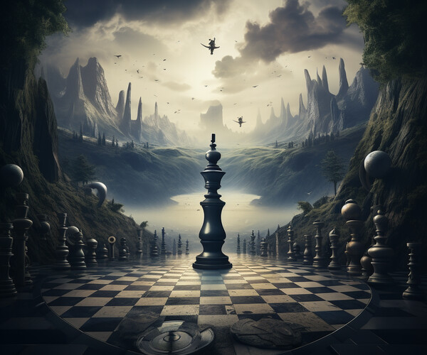 ArtStation - Knight's Odyssey: A Chess Piece's Journey through Fantasy  Realms 2
