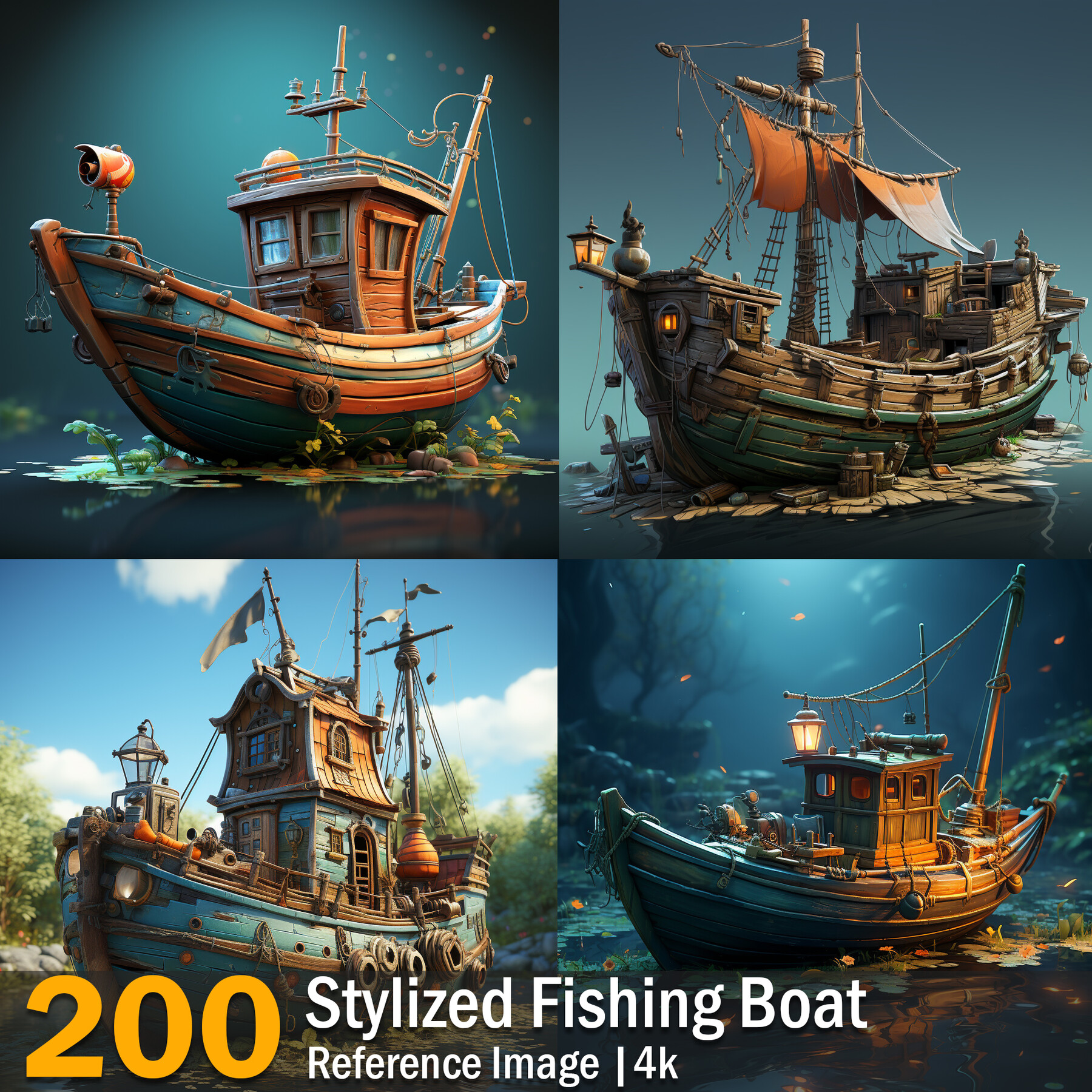 ArtStation - Fishing Boat