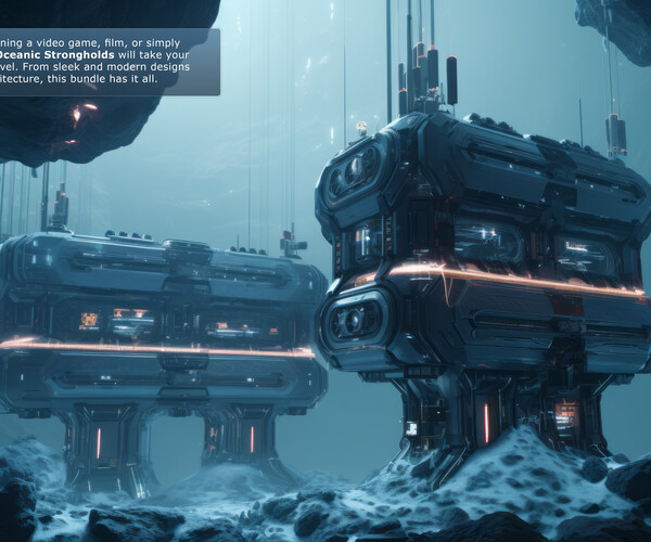 ArtStation - Security Base Pack | Oceanic Strongholds | 4k Concepts ...