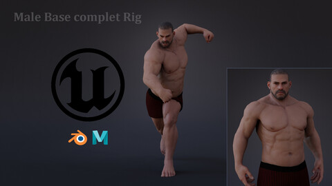 Male Base Heavy Complete Rig