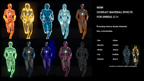 Overlay Material Effects for Unreal 5.1 +
