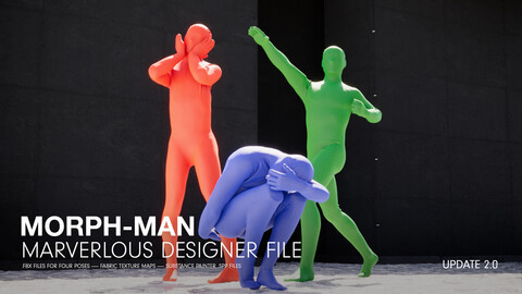 Morph-Man - Marvelous Designer project file