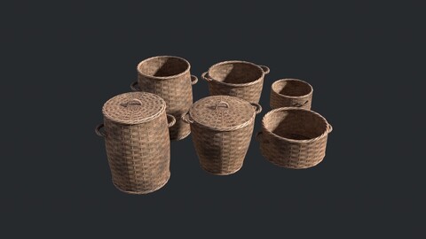 medieval Basket Prop