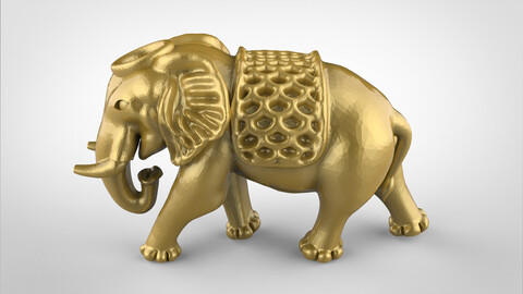 Elephant 3D-print model file-4