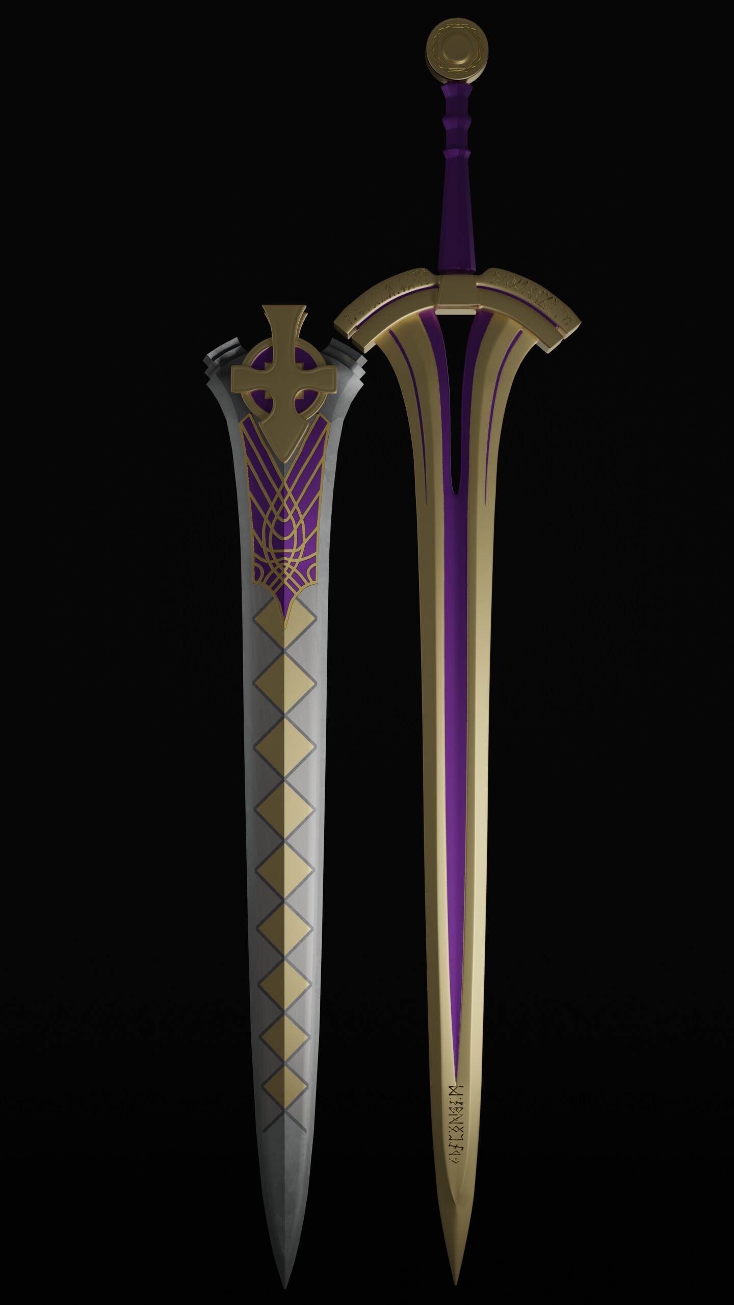 ArtStation - Excalibur Proto Sword of Promised Victory | Game Assets