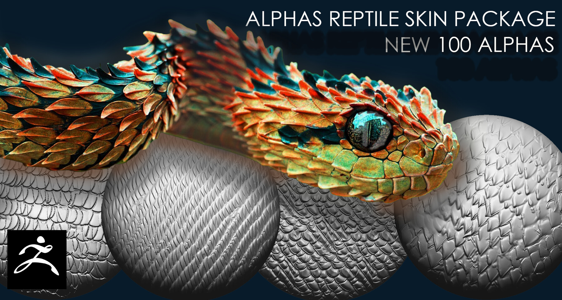 Photoshop Tutorial: Dragon, Snake and Reptile Skin Texture