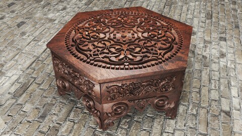 Anatolian Style Coffee Table 4K