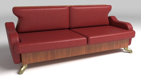 Leather Sofa 4K