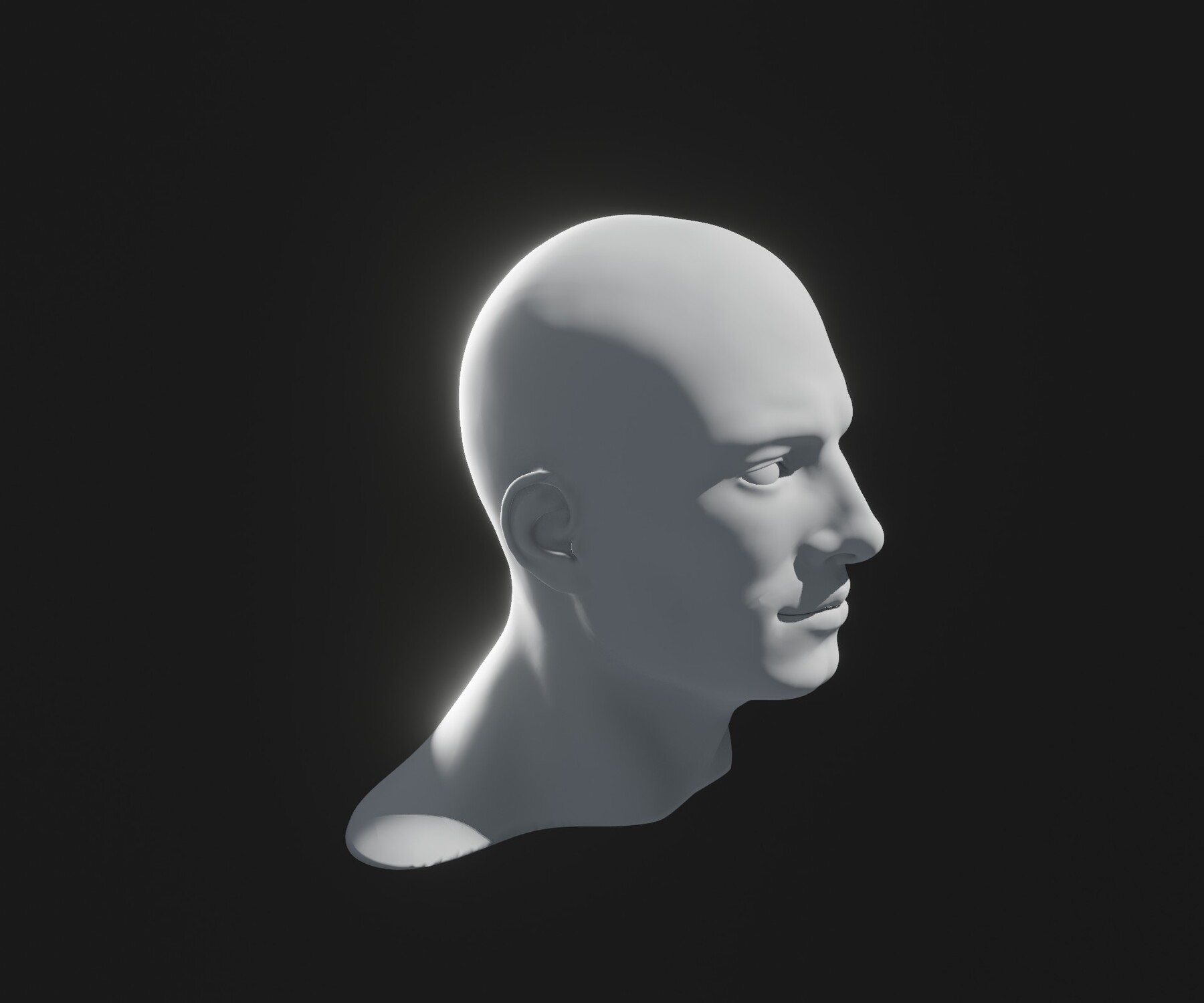 Realistic Man Face - 3D model by Bukachell (@Bukachell) [dccae52]