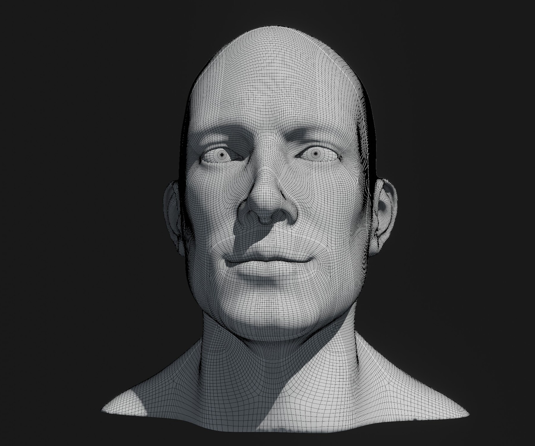 Realistic Man Face - 3D model by Bukachell (@Bukachell) [dccae52]