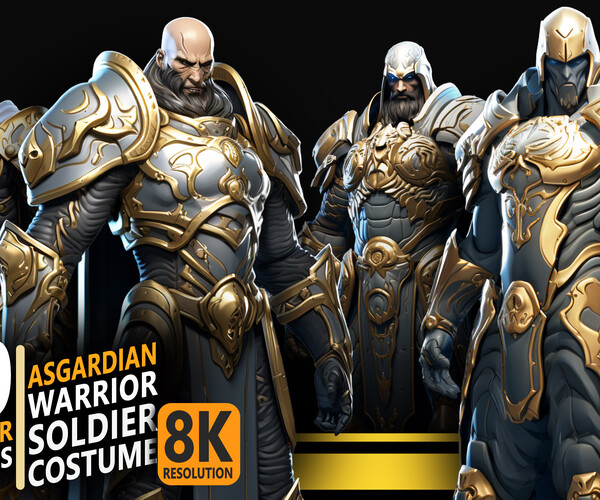 ArtStation - 300 Asgardian Warrior & Soldier Costume - Character ...