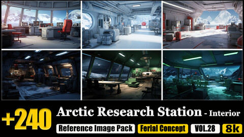 240 Arctic Research Station - Interior Reference Image Pack v.28