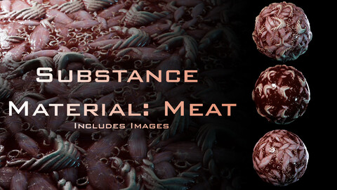 Meat Smart Substance Material (Body Horror)