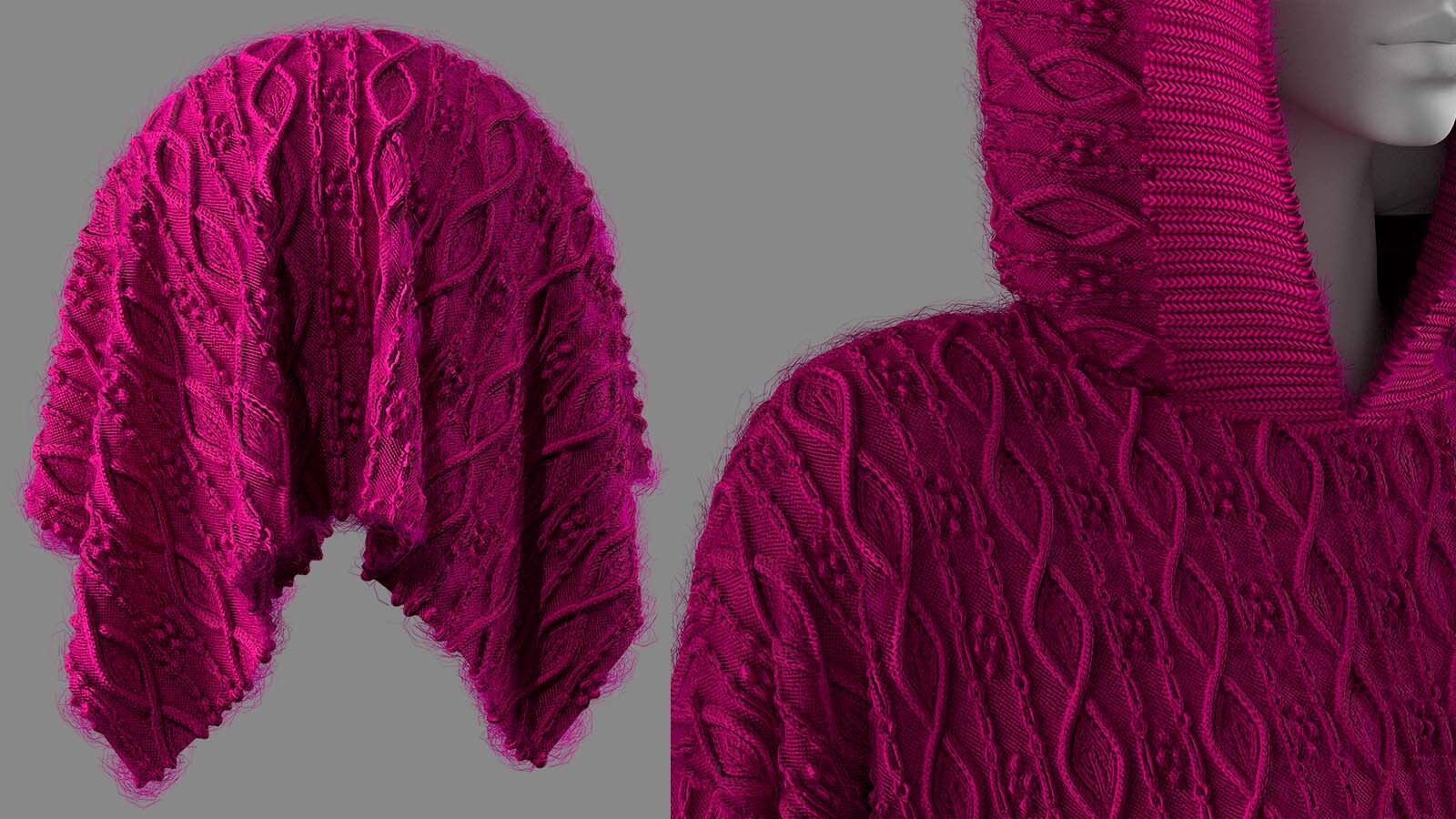 ArtStation - Knitted fabric for CLO 3D