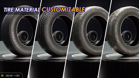 Tire Material - Customizable