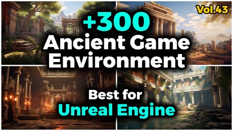 +300 Ancient Game Environment Concept (4k) | Vol_43