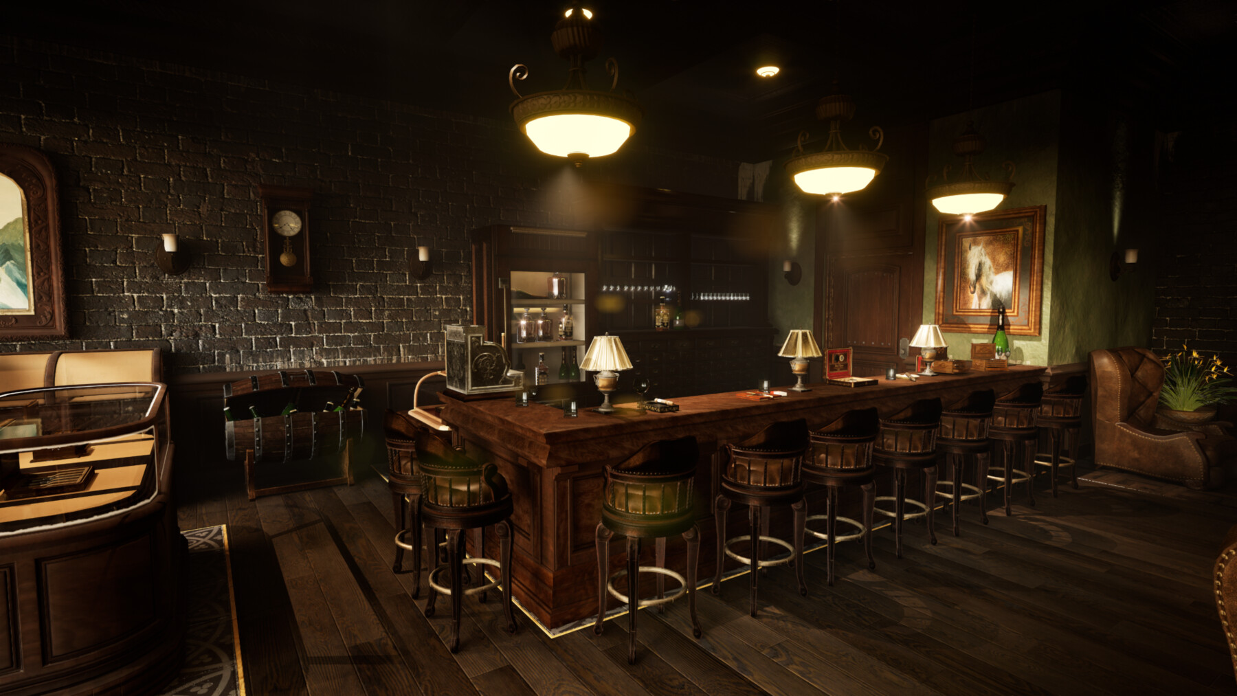 ArtStation - Cigar Store & Pub - Modular Pack | Game Assets