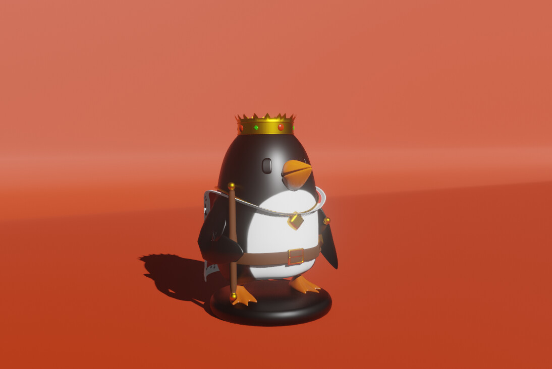 ArtStation - King penguin for 3D printing | Resources