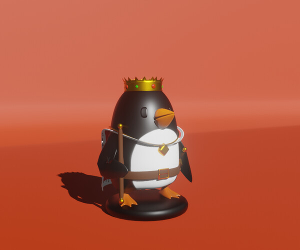 ArtStation - King penguin for 3D printing | Resources