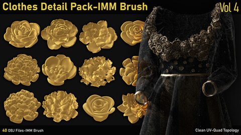 Clothes Details Pack-IMM Brush-vol4