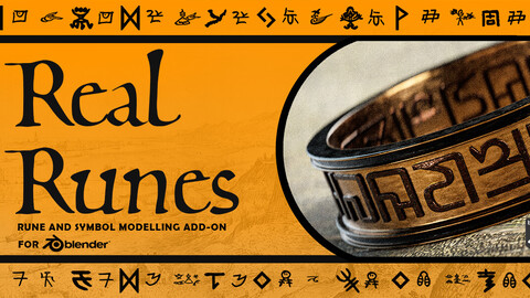 Real Runes - Blender symbol modelling add-on