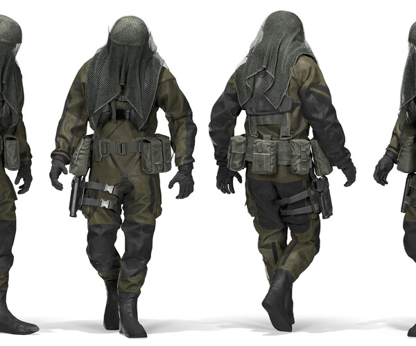 ArtStation - DANISH FROGMAN OPERATOR (RIGGED) | Game Assets