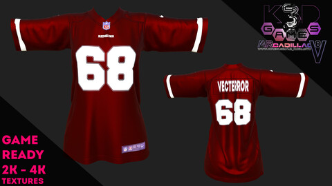 ArtStation - NFL Jersey Texture work