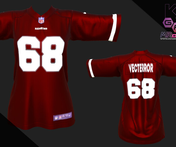 American Football Jersey - Buy Royalty Free 3D model by Sev (@sevclothing)  [4fb5431]