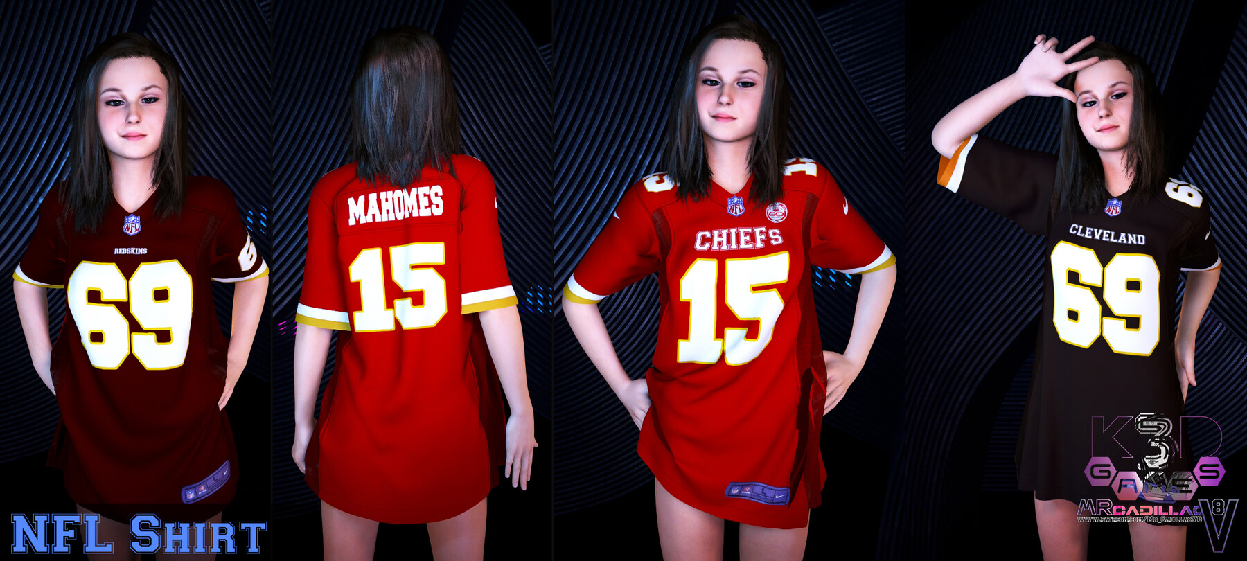 Redskins store jersey dress